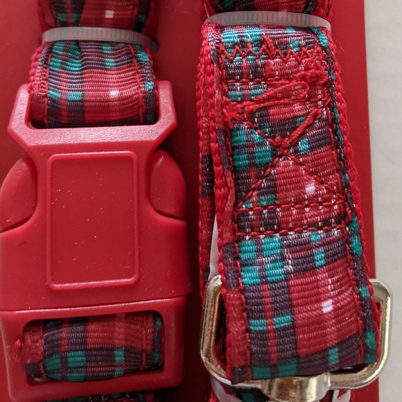 Pet Posse Christmas Print Dog Collar & Leash Set - Picture 3 of 5